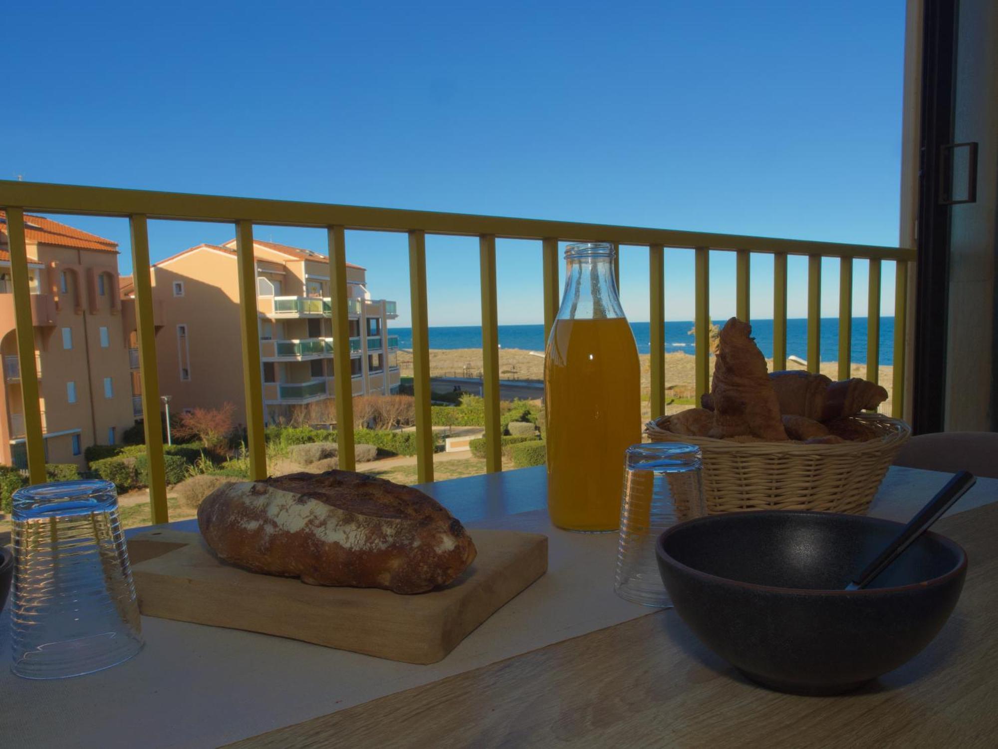 Apartamento Escale Au Sud, Un Appart Les Pieds Dans L Eau :) Le Barcarès Exterior foto